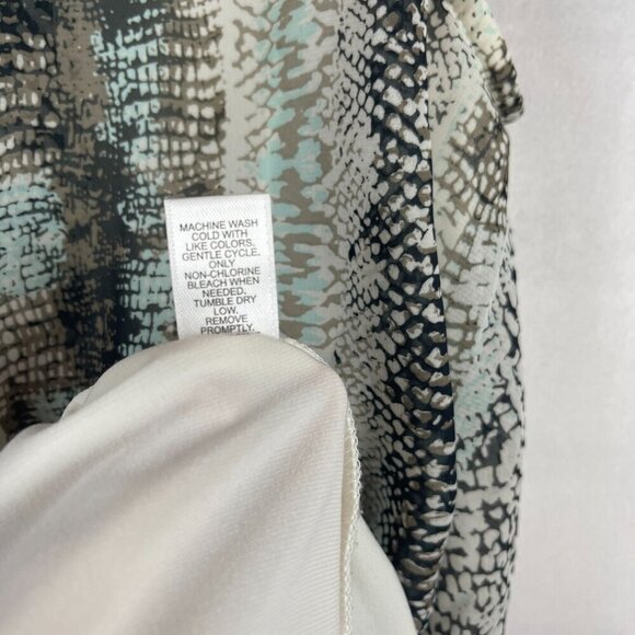 Cato Womens Sleeveless Round Neck Tank Geometric Tunic Top Size M - Picture 5 of 7